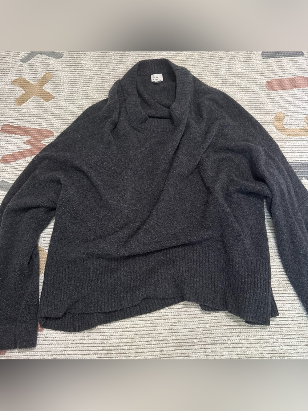 a new day Charcoal Crewneck Pullover Sweater